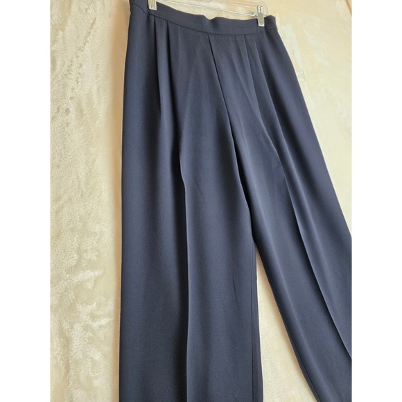 Vintage Y2K Danny Nicole Navy Blue Blazer and Pant Suit Set Women's Size 10 - Picture 13 of 16